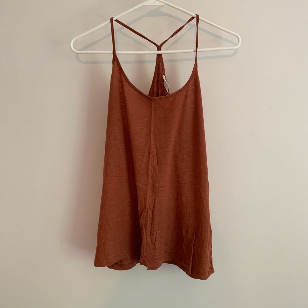 Burnt orange H&M tank
